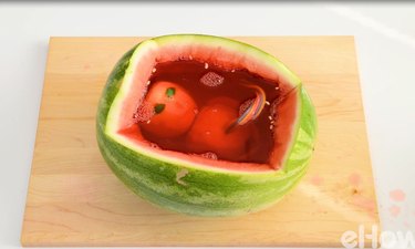 One alien baby in a watermelon womb up!